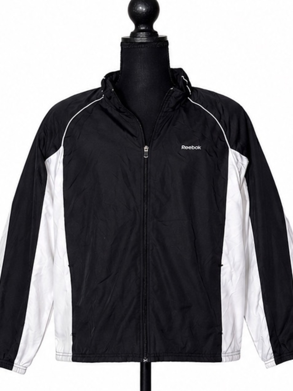 Reebok Black Jacket with White Accents